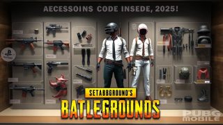 Koleksi hadiah dari Kode Redeem PUBG Mobile 2025 termasuk skin senjata dan outfit