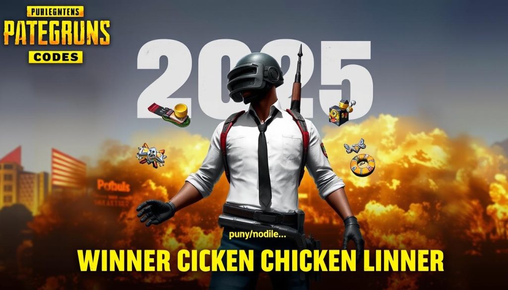 Pemain PUBG Mobile 2025 dengan item eksklusif dari kode redeem