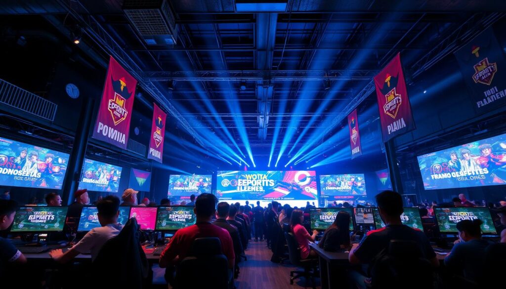 Esports competition at a premium game house in Indonesia Esports competition at a premium game house in Indonesia